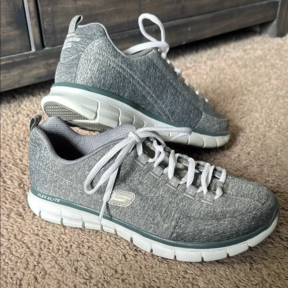 Skechers Gray Athletic Sneakers NWOT - Picture 1 of 4